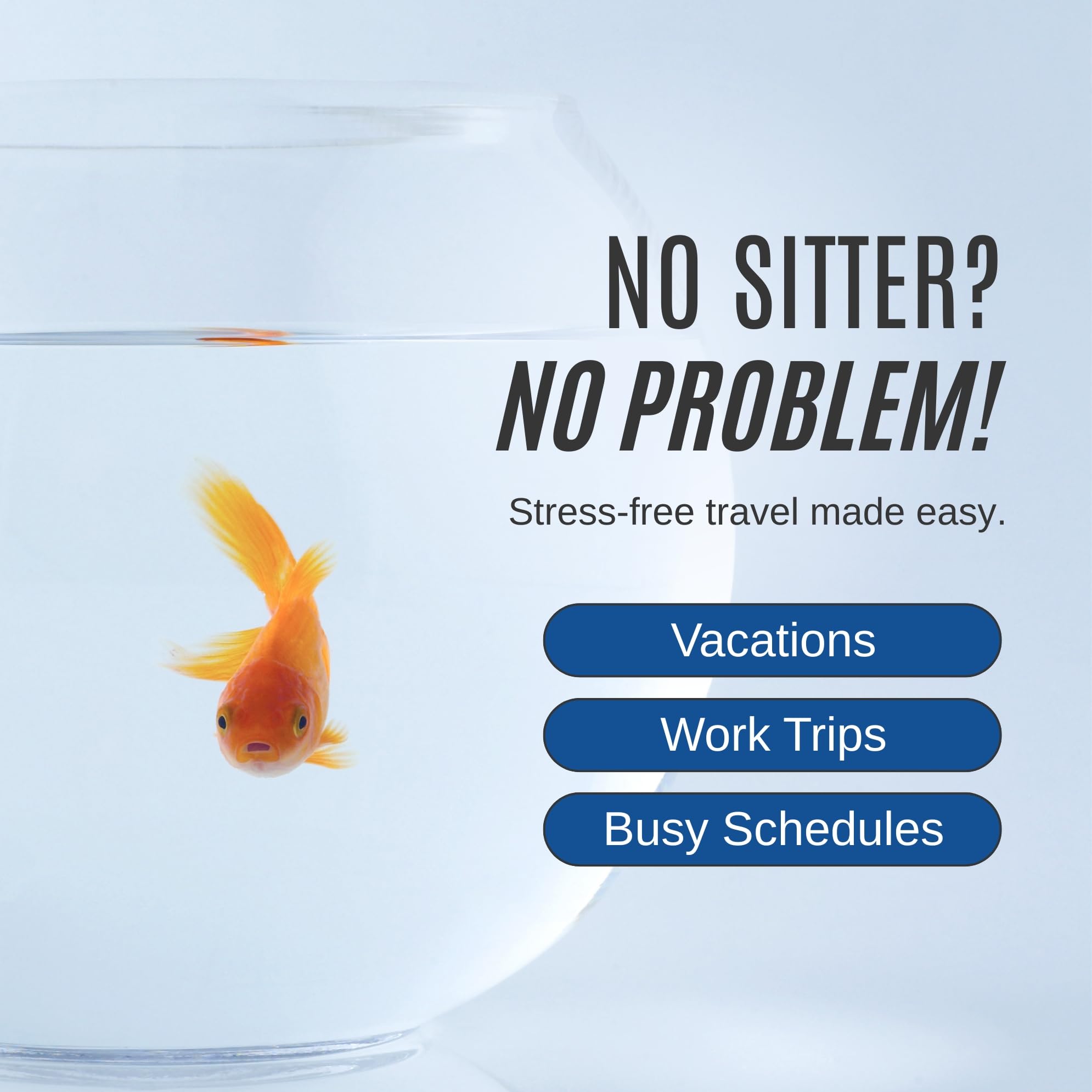Atlantic Rush Easy-to-use feeder block simplifies weekend feedings