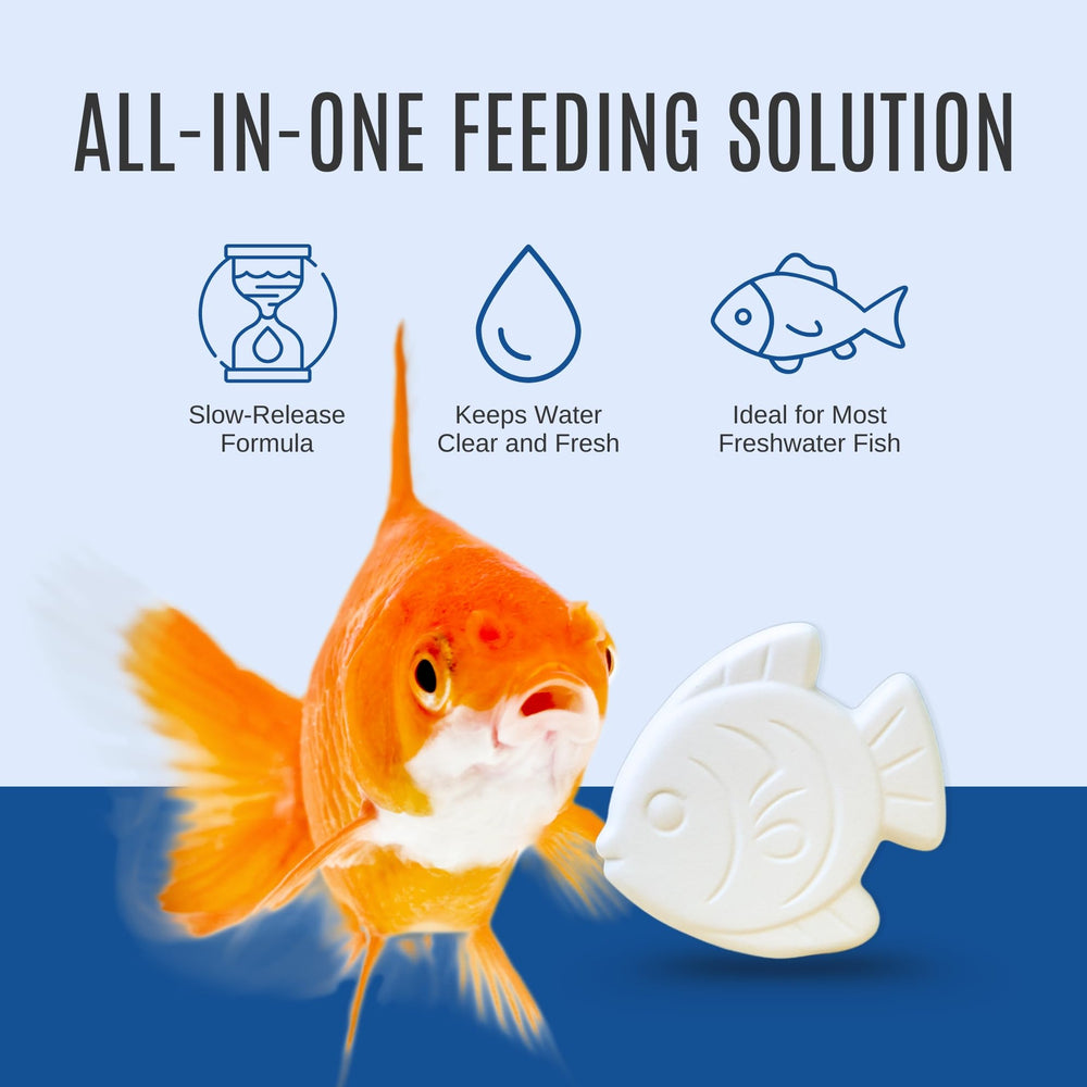 Atlantic Rush Tropical fish feeder block compatible with diverse species