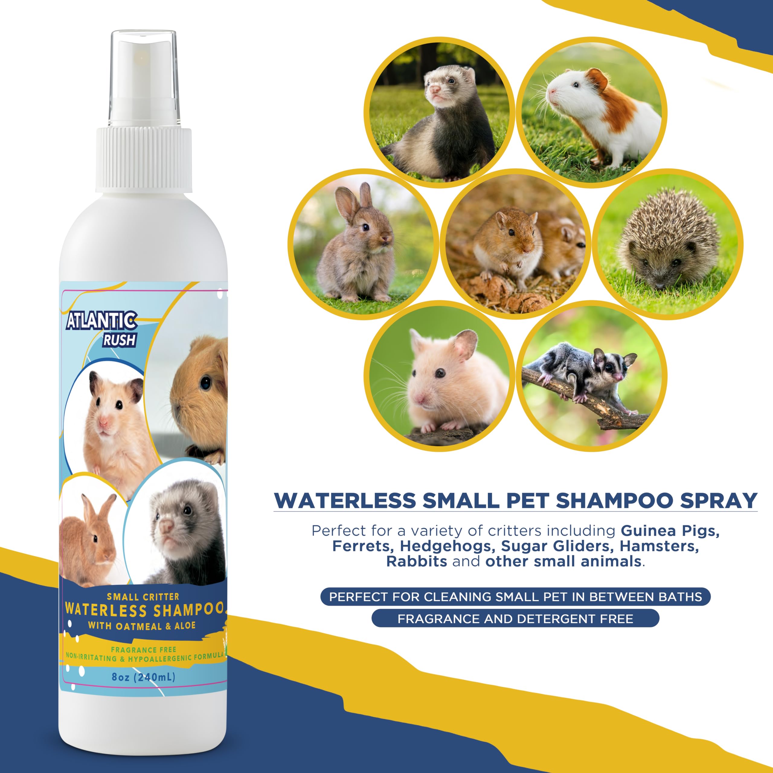 USA-made Atlantic Rush packaging demonstrates ethical production.