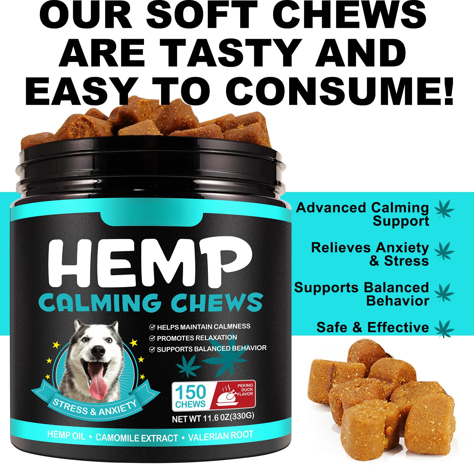 Owner offers chew to dog, creating an easy daily routine.