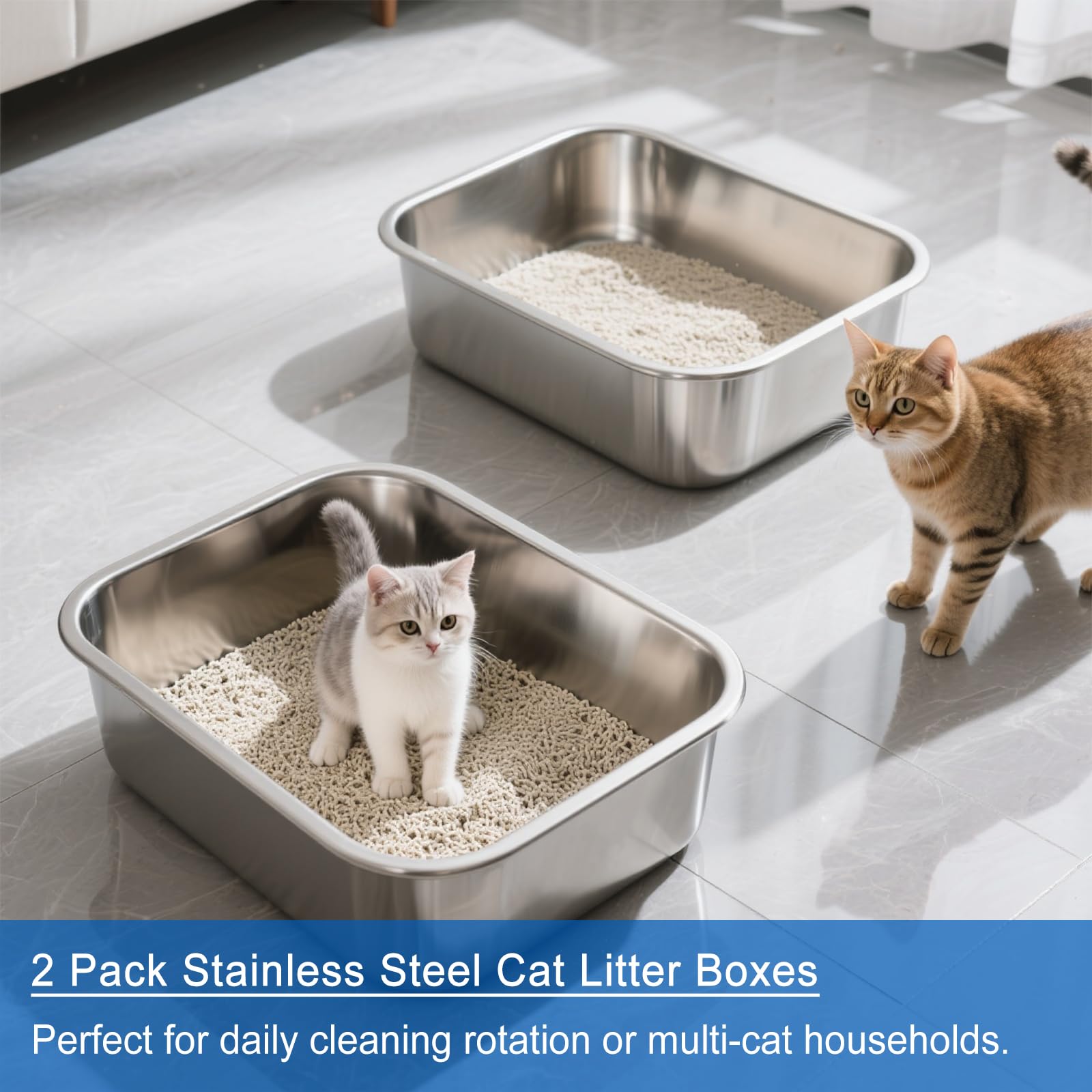 Atogafigo multi-pet use accommodates cats and rabbits for shared spaces.