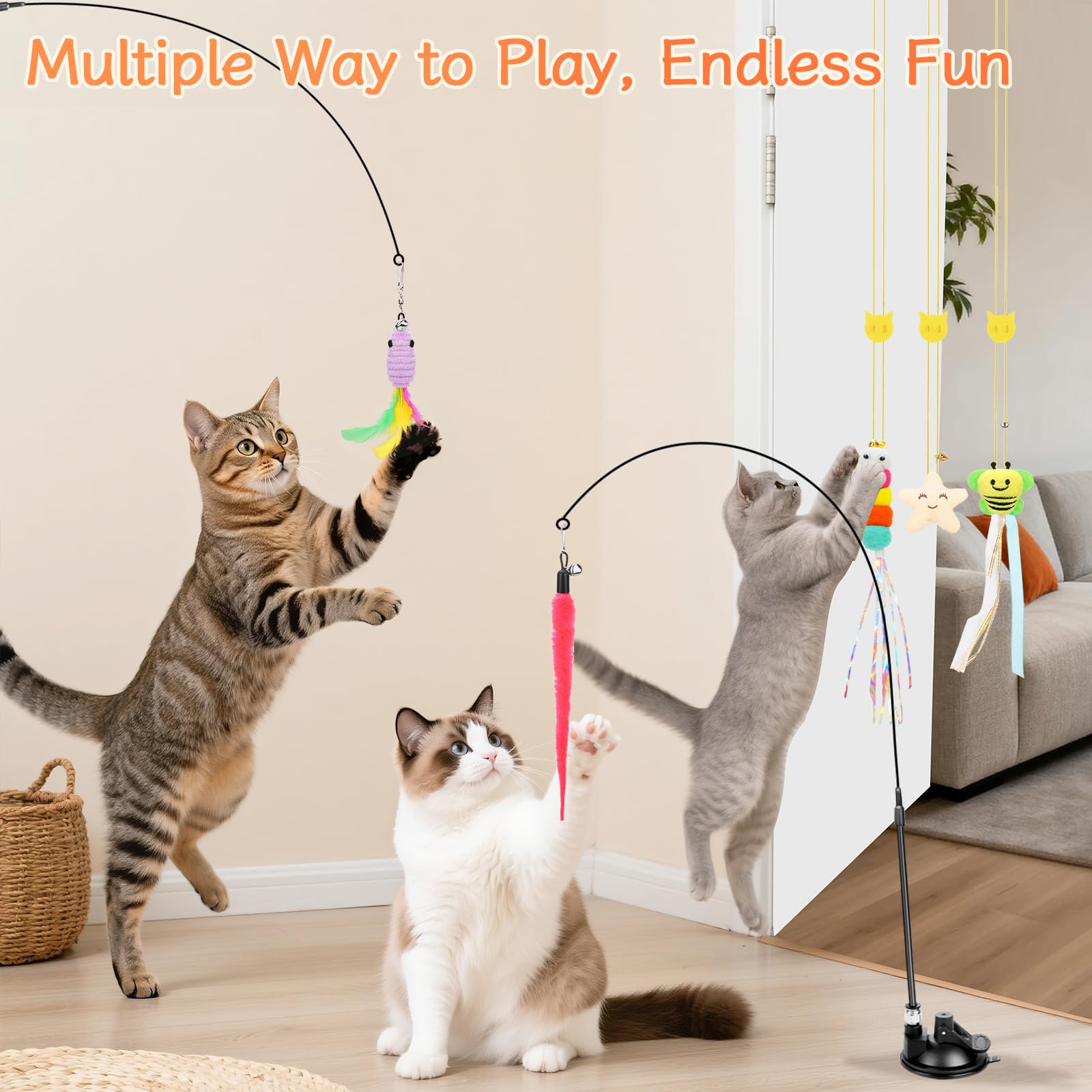 Atosun upgraded suction cup with strong adhesion for hands-free play