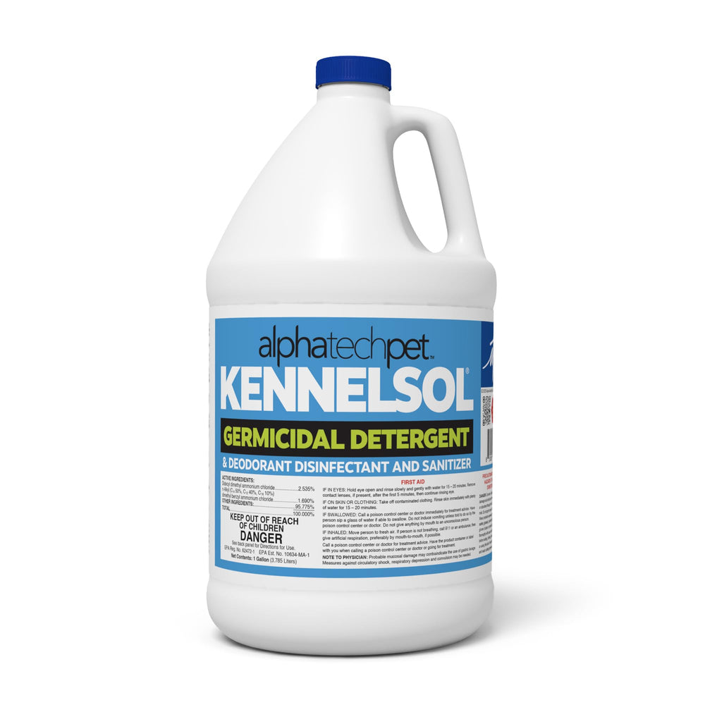 ATP KennelSol bottle front view for daily cleaning and deodorizing with wintergreen scent.