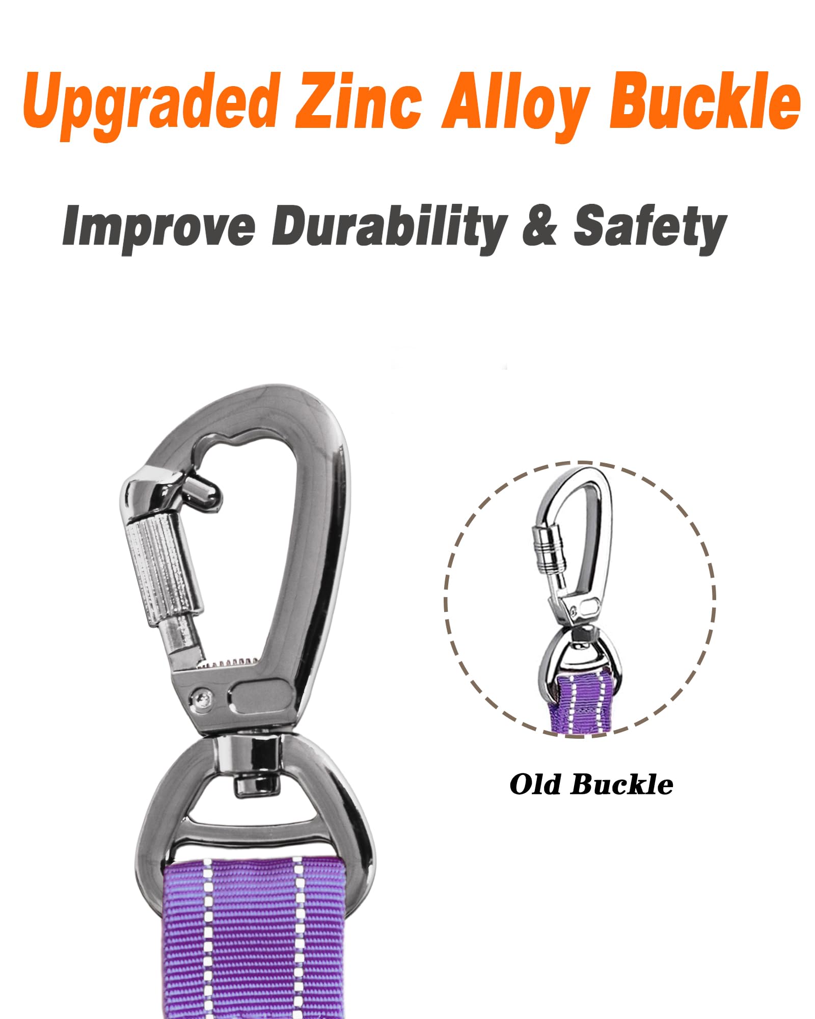 AUBELL bungee shock-absorption system reduces jerks during strong pulls.