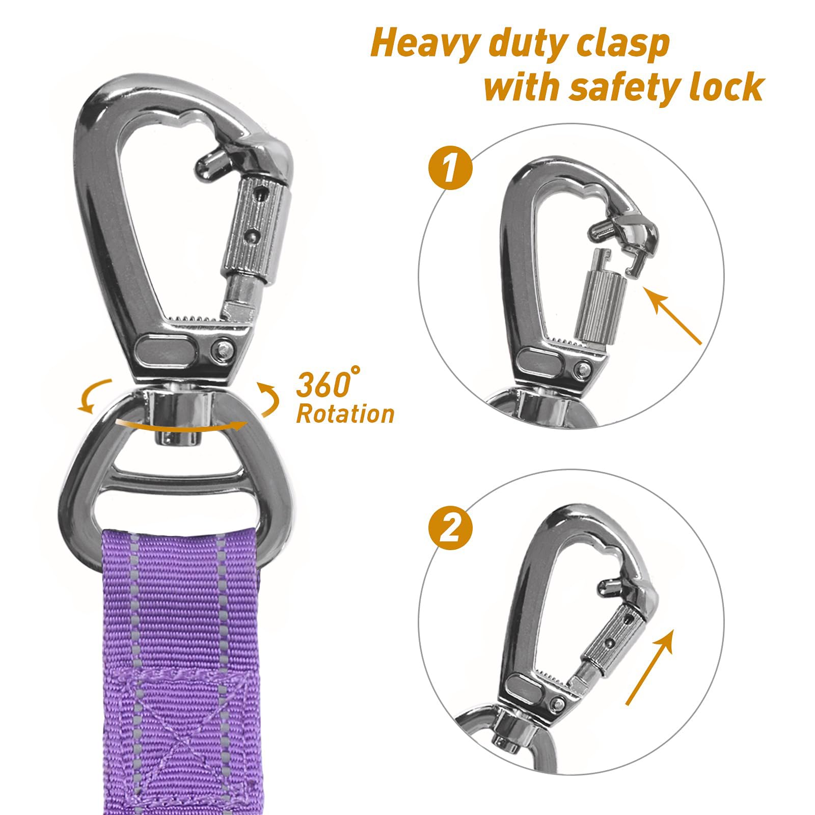 AUBELL padded handle offers wrist comfort on long hikes.