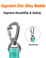 AUBELL bungee-shock-absorption features smoother pulls during active dog walks.