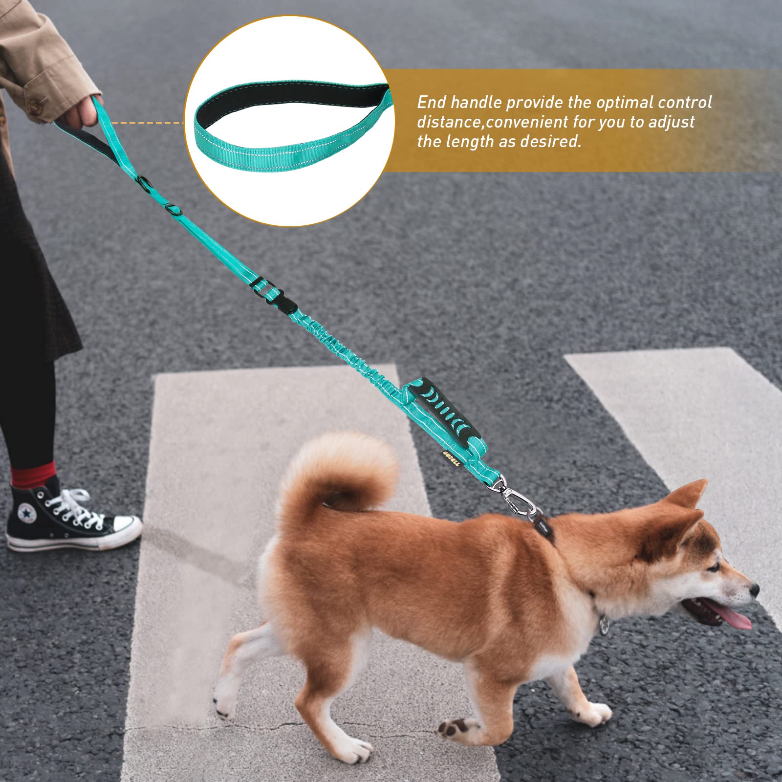 AUBELL padded wrist-strap for comfortable long walks.