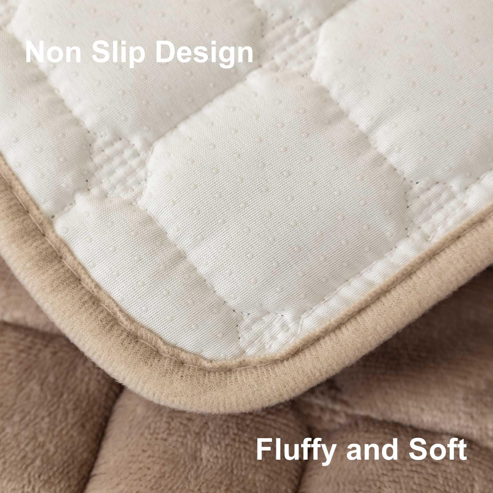 Aucrovee versatile use as baby mat or pet-friendly floor cushion