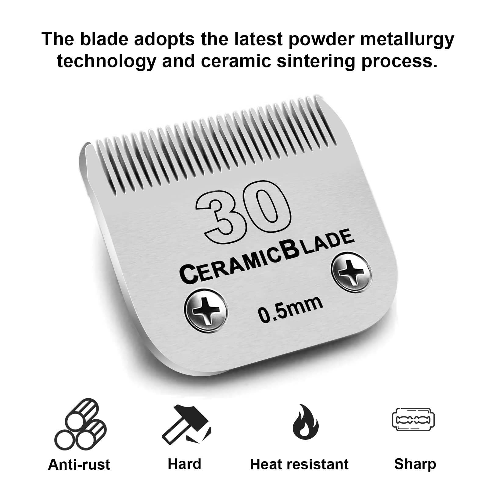 Audoc 2Pack 30 Blade heat-resistant design for cooler clips