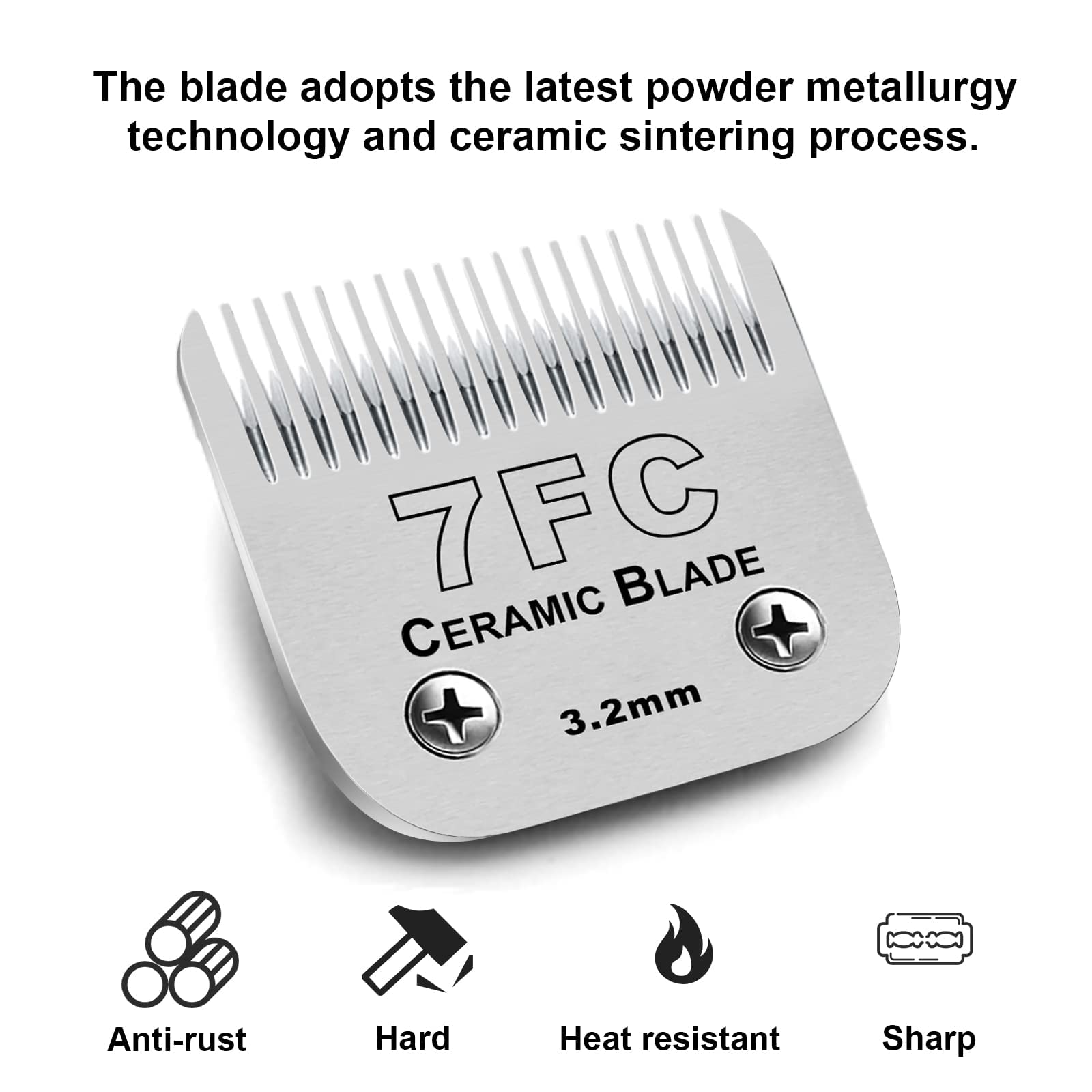 Audoc 440C stainless steel blade resists rust and wear