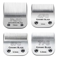 Audoc 4FC ceramic-stainless blade close-up for cooler, smoother cuts