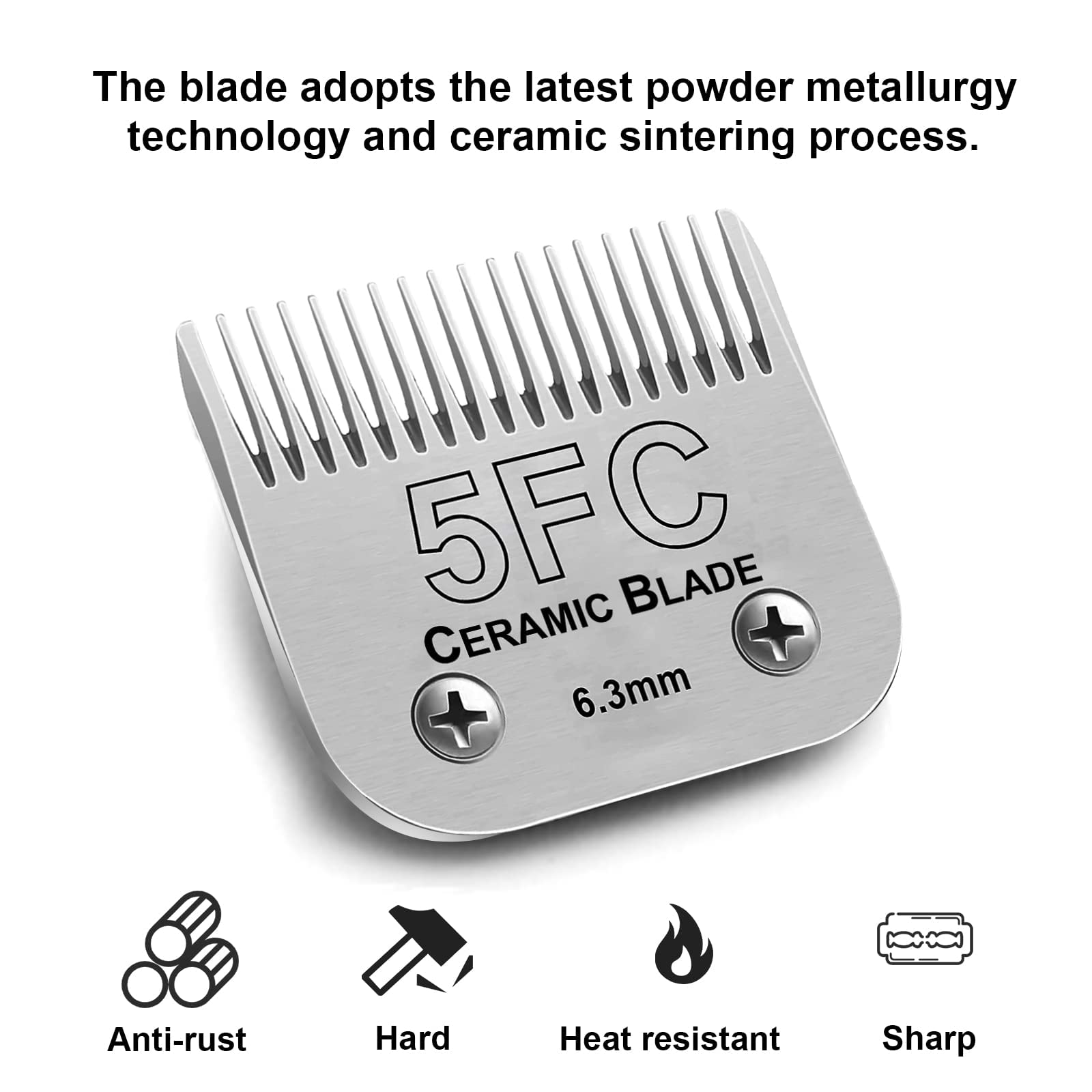 Audoc 5FC blade 6-3mm cut length enables precise trims