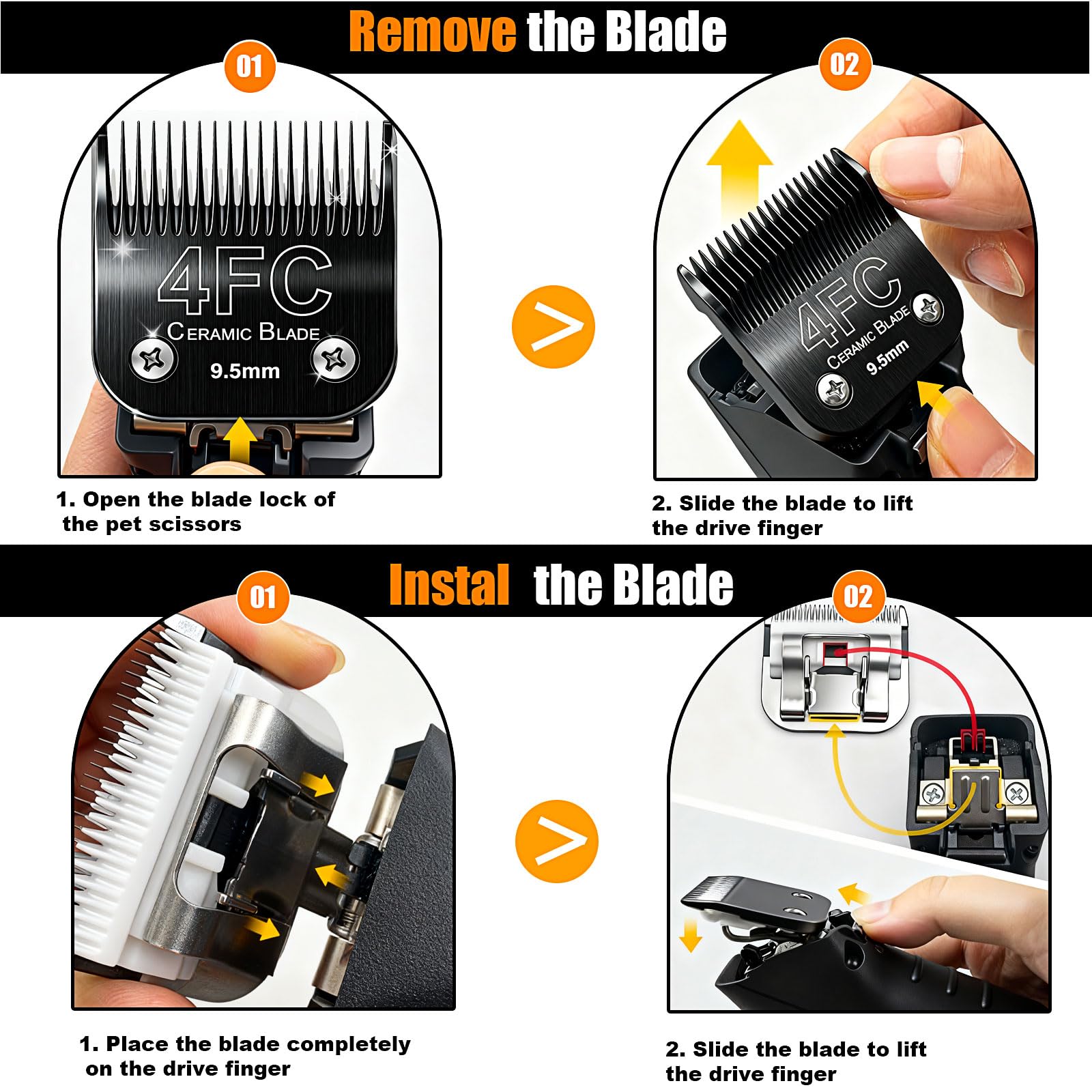 Audoc dog blade 7FC 3.2mm for tight detail work