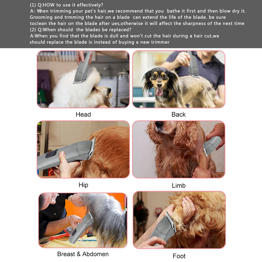 Audoc 1/16-inch cut length ideal for summer grooming and detailing.