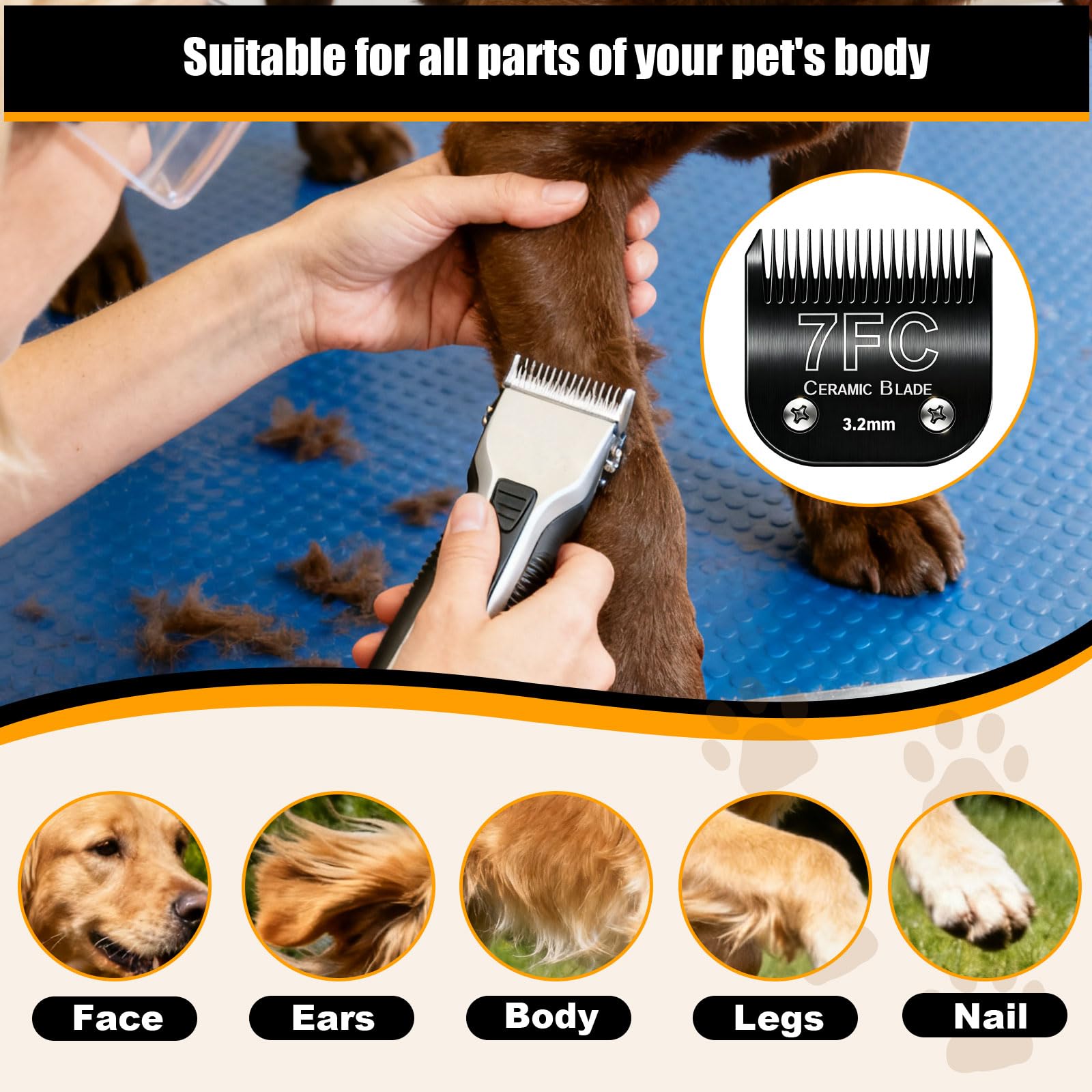 Audoc blades rinse clean under water for easy maintenance