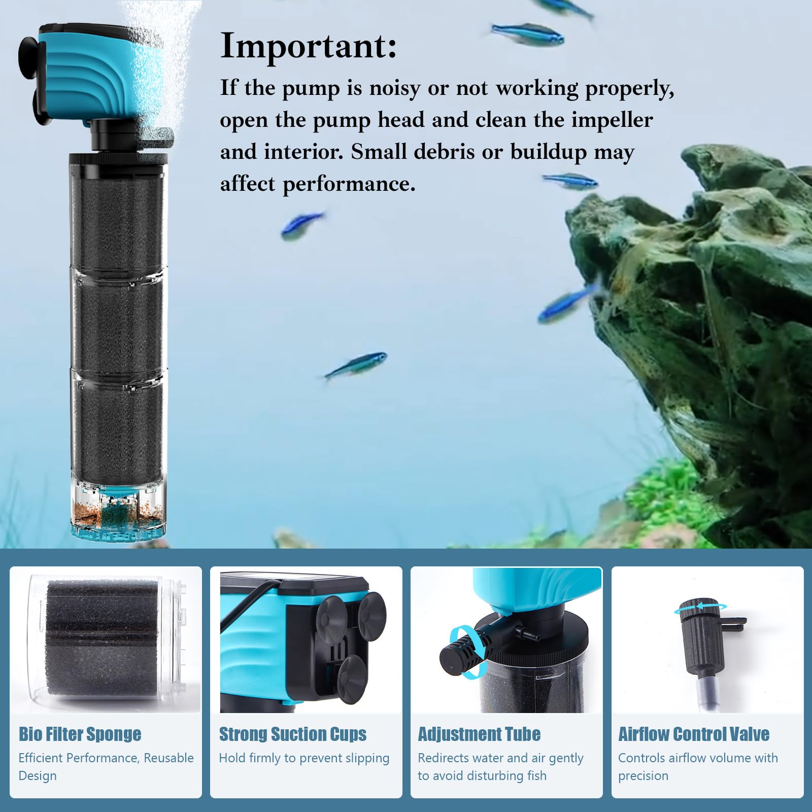 Aulofee check valve integrated to prevent backflow and spills.
