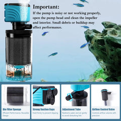 Aulofee submersible filter check valve minimizes backflow when power is off