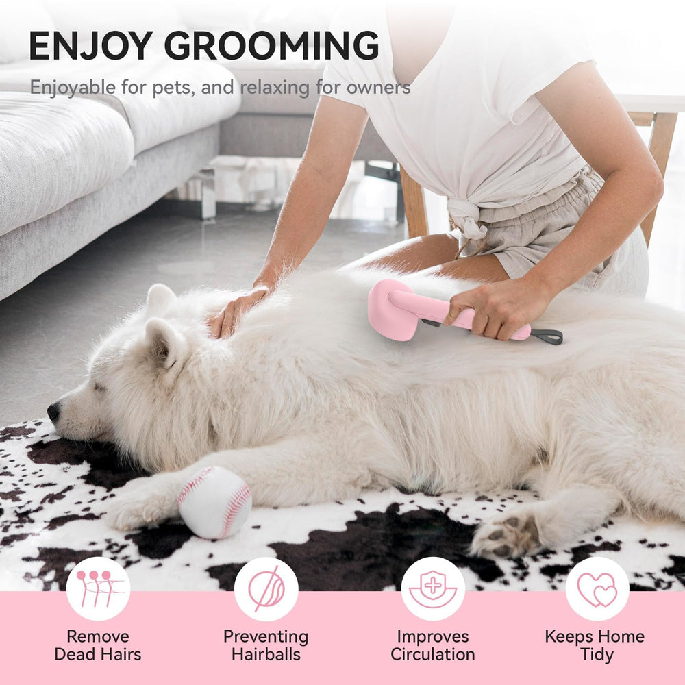 Aumuca cat brush easy-clean grooming sessions for quick maintenance.
