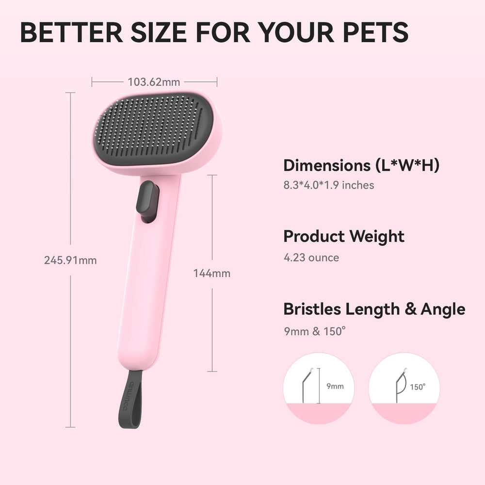 Aumuca cat brush versatile for dogs, kittens, and horses.