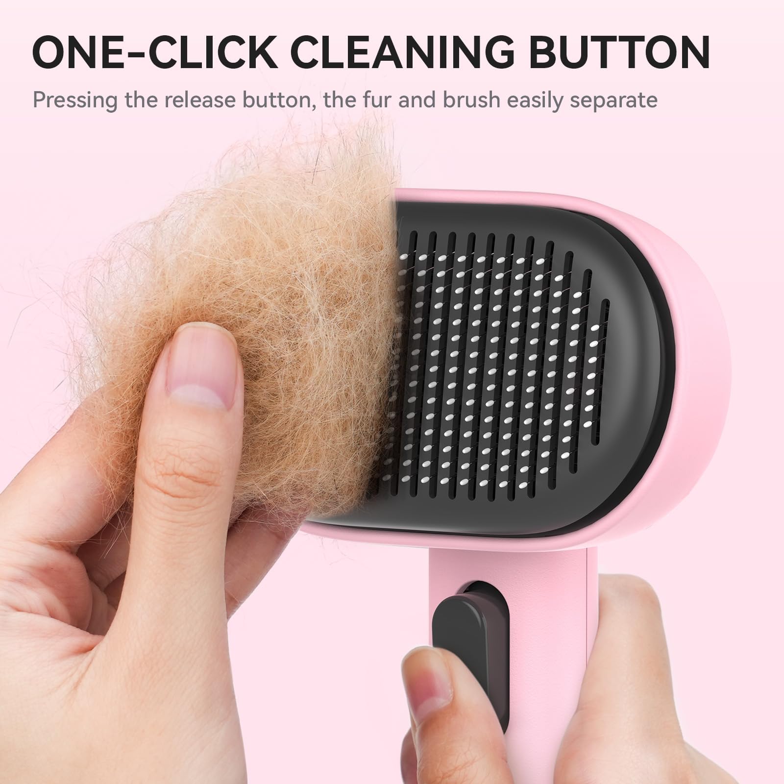 Aumuca cat brush works on indoor cats with various coat lengths.