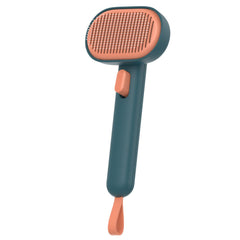Aumuca skin-friendly slicker brush for dogs and cats with gentle massage.