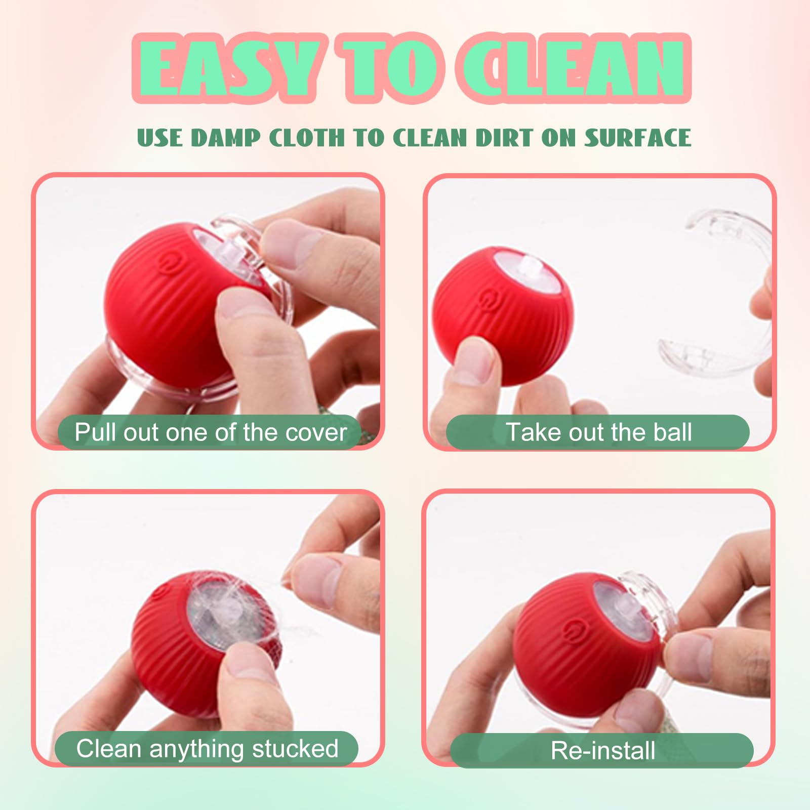 AUPJICX silicone shell feels soft and safe for paws.