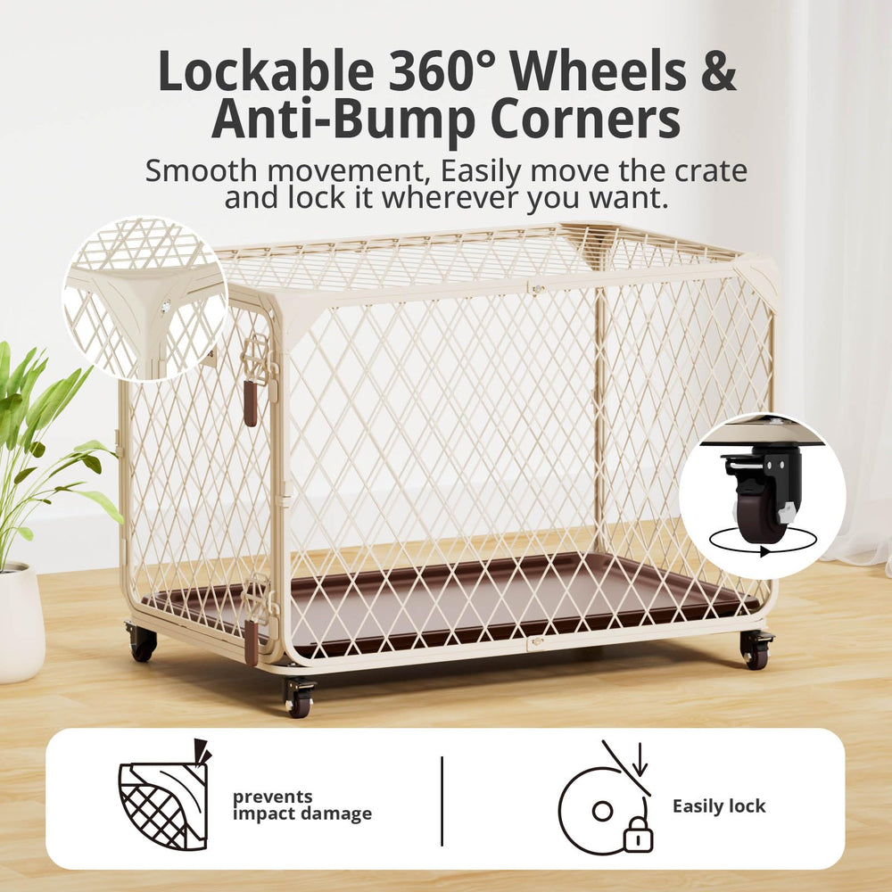 Aurapaws diamond mesh panels with rounded corners prevent pinching