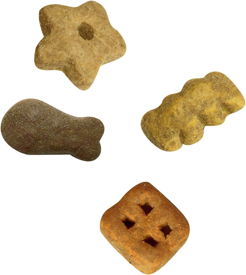 Close-up of Aurora Pet Original Crunch treats highlighting crunchy texture for cats.