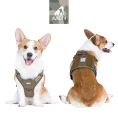 AUROTH Tactical Dog Harness back-clip for casual walks or jogging