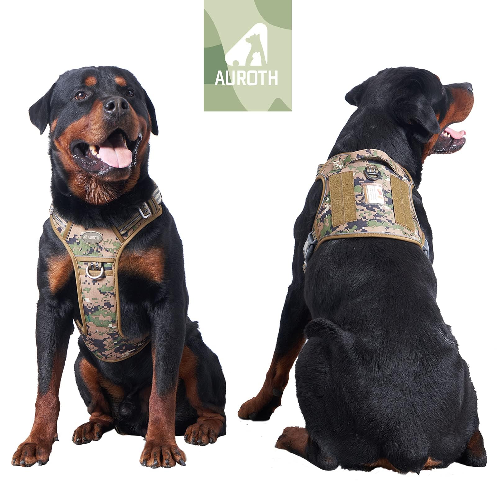 AUROTH Tactical harness with four adjustable rings for a secure, customizable fit