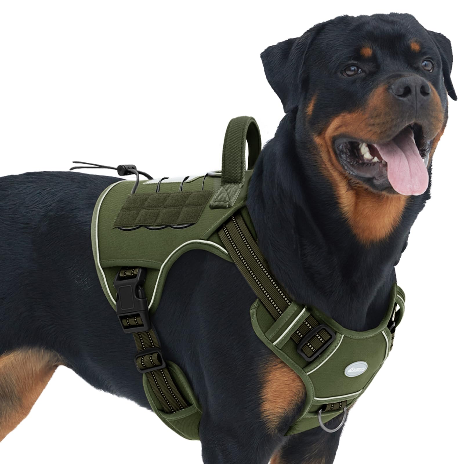 AUROTH Tactical Dog Harness front clip for no-pull training and control