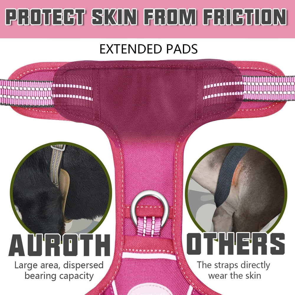 AUROTH Tactical Dog Harness MOLLE System side for carrying gear on adventures