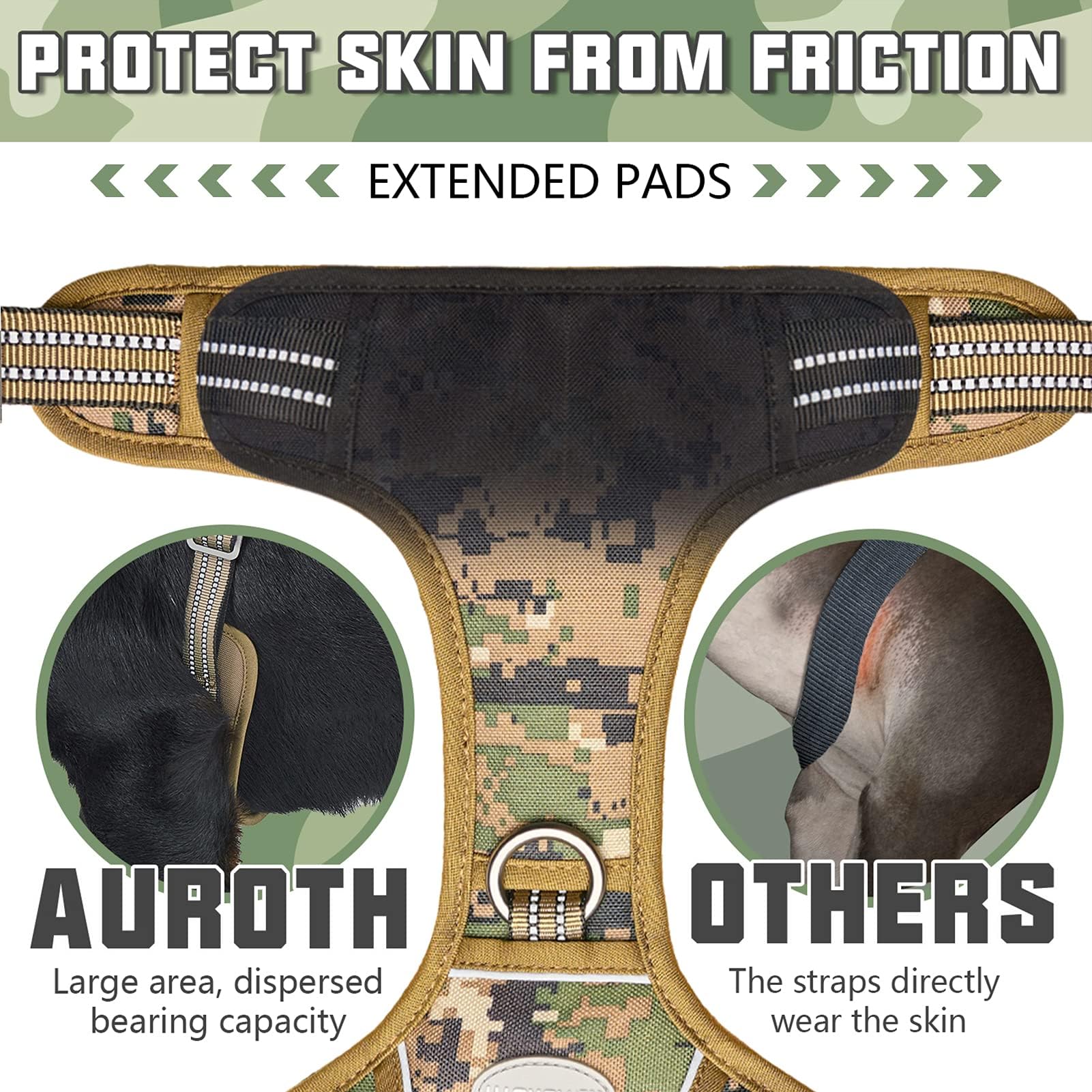 AUROTH padded chest-and-belly area prioritizes comfort during long sessions.