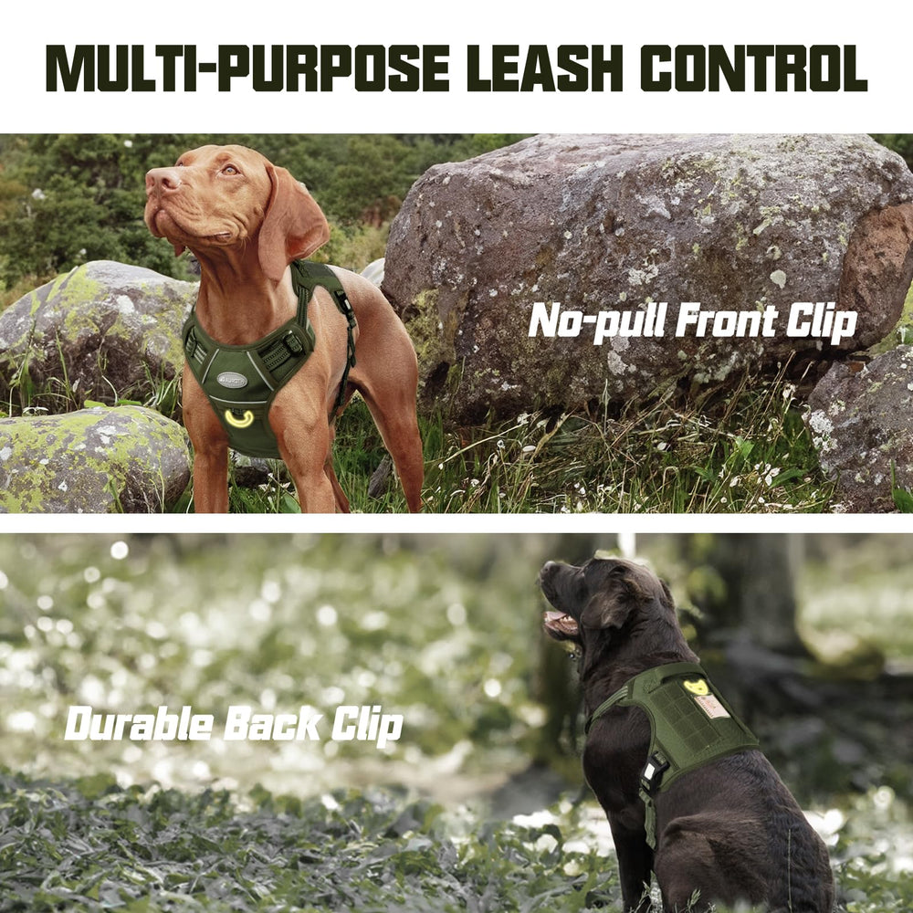 AUROTH Tactical Dog Harness quick-release buckles for easy on and off