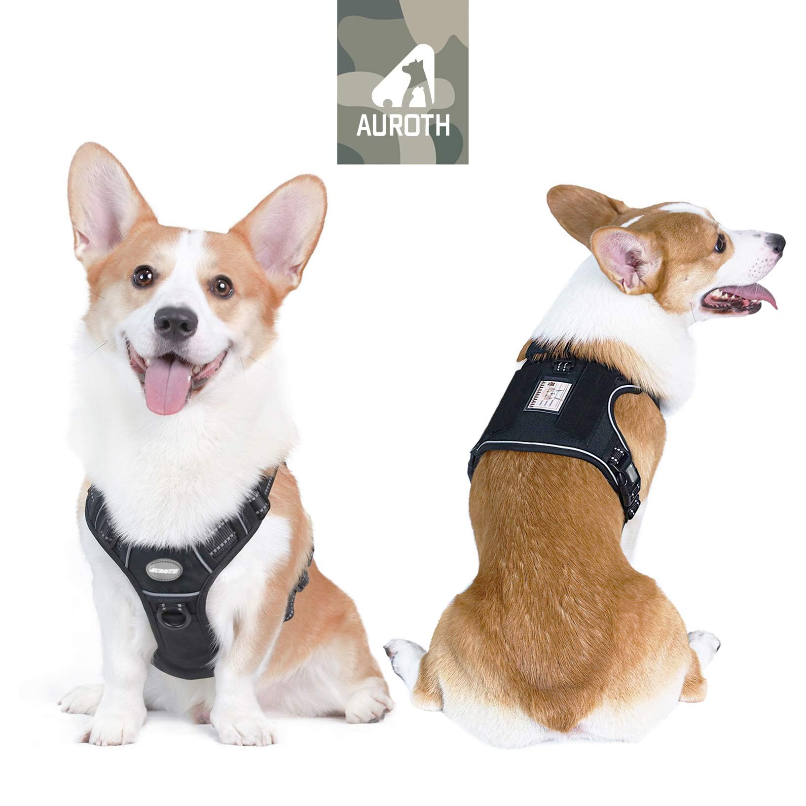 AUROTH Tactical Harness back-clip for relaxed walks and daily wear.