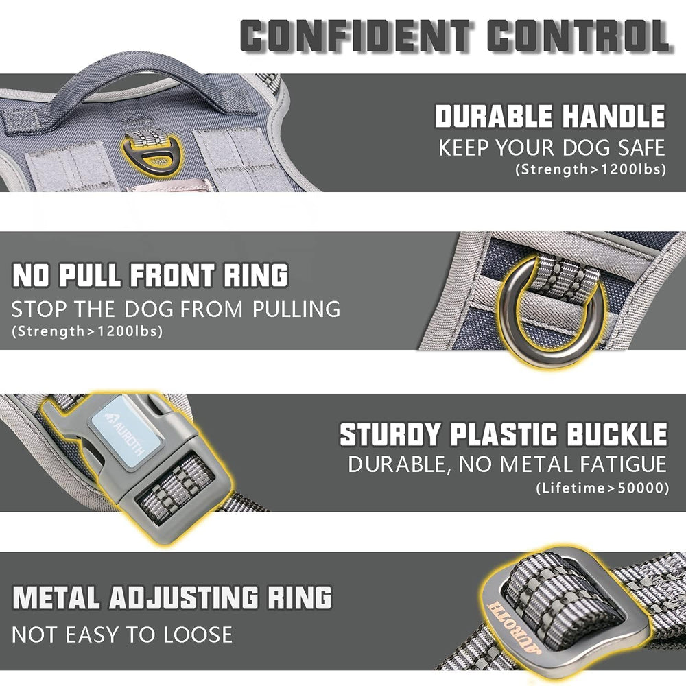 AUROTH Harness quick-release buckles enable easy on/off