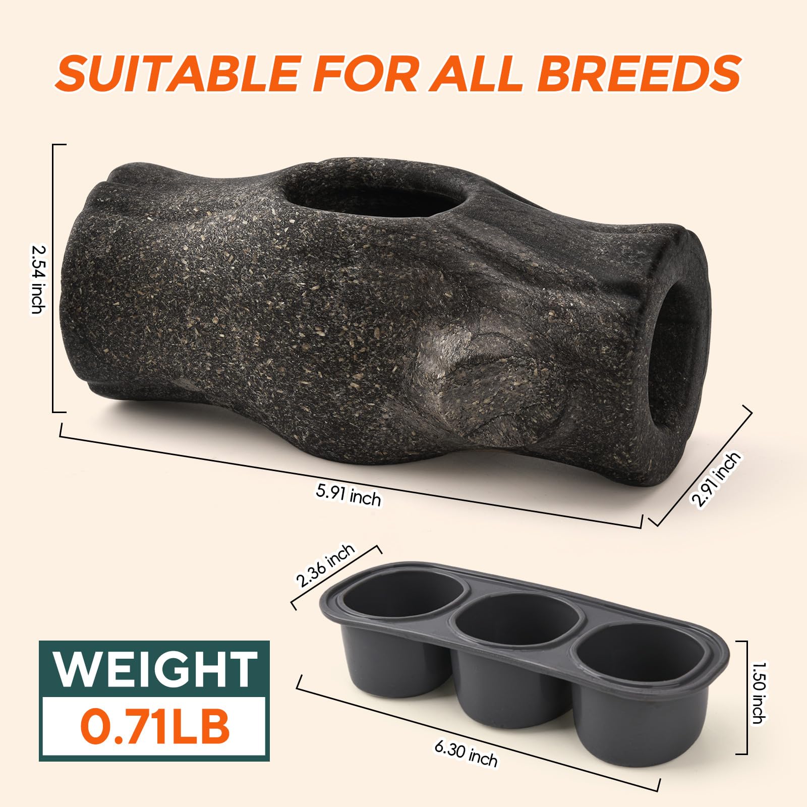 AUSCAT large-dog friendly size offers substantial enrichment during playtime.