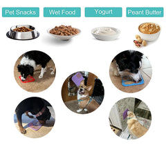Food-grade silicone is BPA-free, soft, durable, and dishwasher safe for pet-safe cleanup.