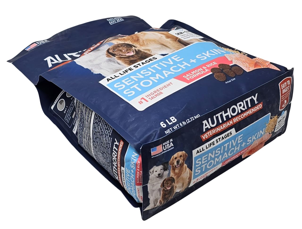 Authority all life stages formula suitable for puppies to seniors