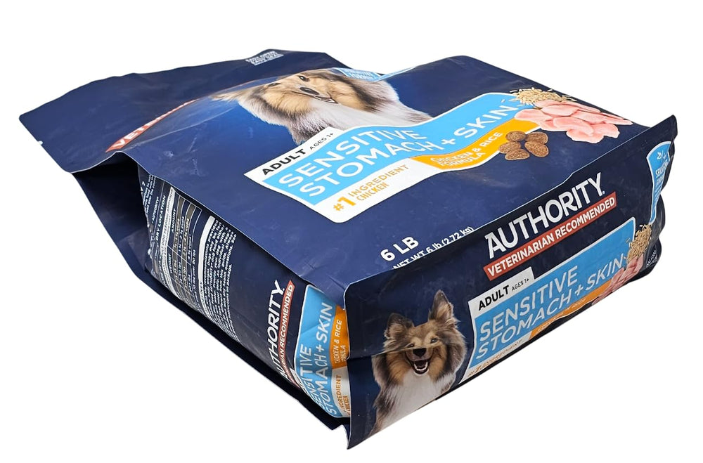 Authority omega fatty acids highlight support for skin and coat nourishment.