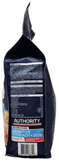 Authority salmon first ingredient dry kibble highlights palatability and nutrition