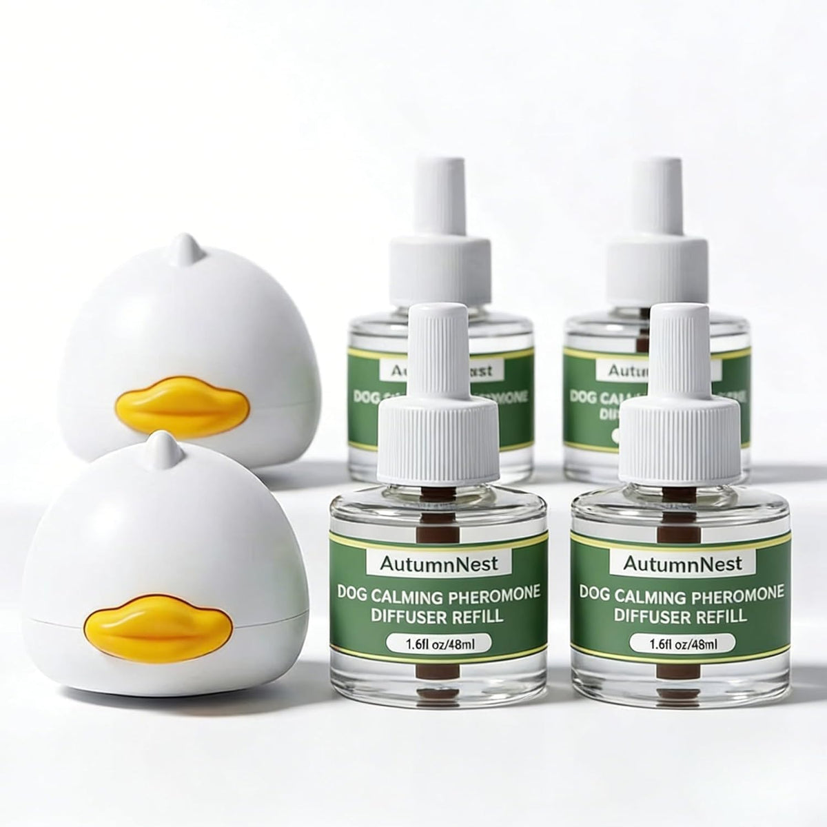 AutumnNest new upgrade dog pheromone diffuser kit front view promotes calm at home