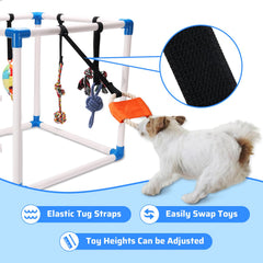 Autyomo Jungle Gym elastic straps enhancing toy movement for interactive fun