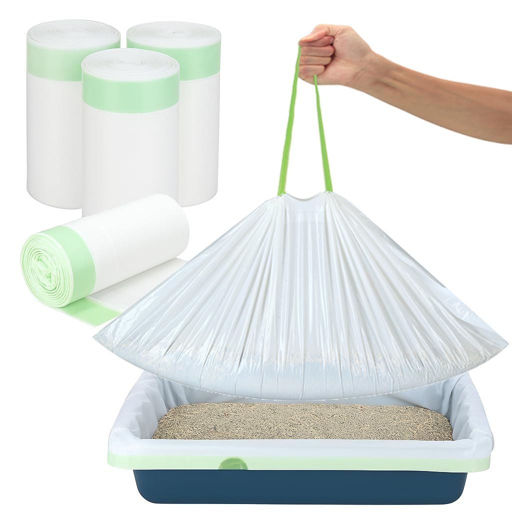 AUXMOTEC liner shown with self-cleaning litter pan setup