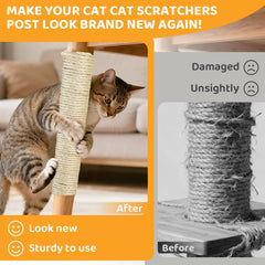 AUXMOTEC rope texture mimics bark to attract scratching