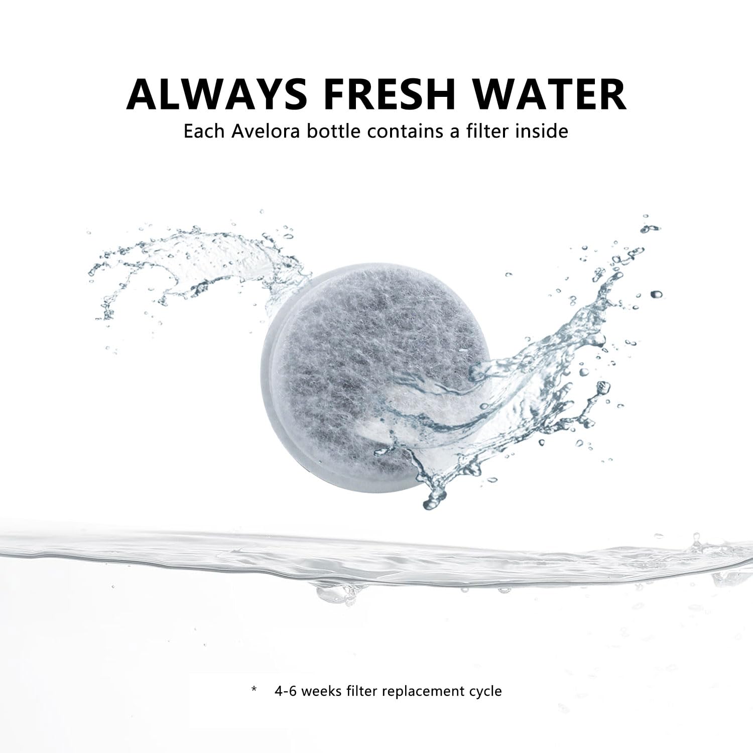 AVELORA filtration system delivers clean water wherever you travel with your pet