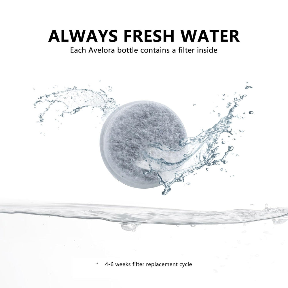 AVELORA filtration system delivers clean water wherever you travel with your pet
