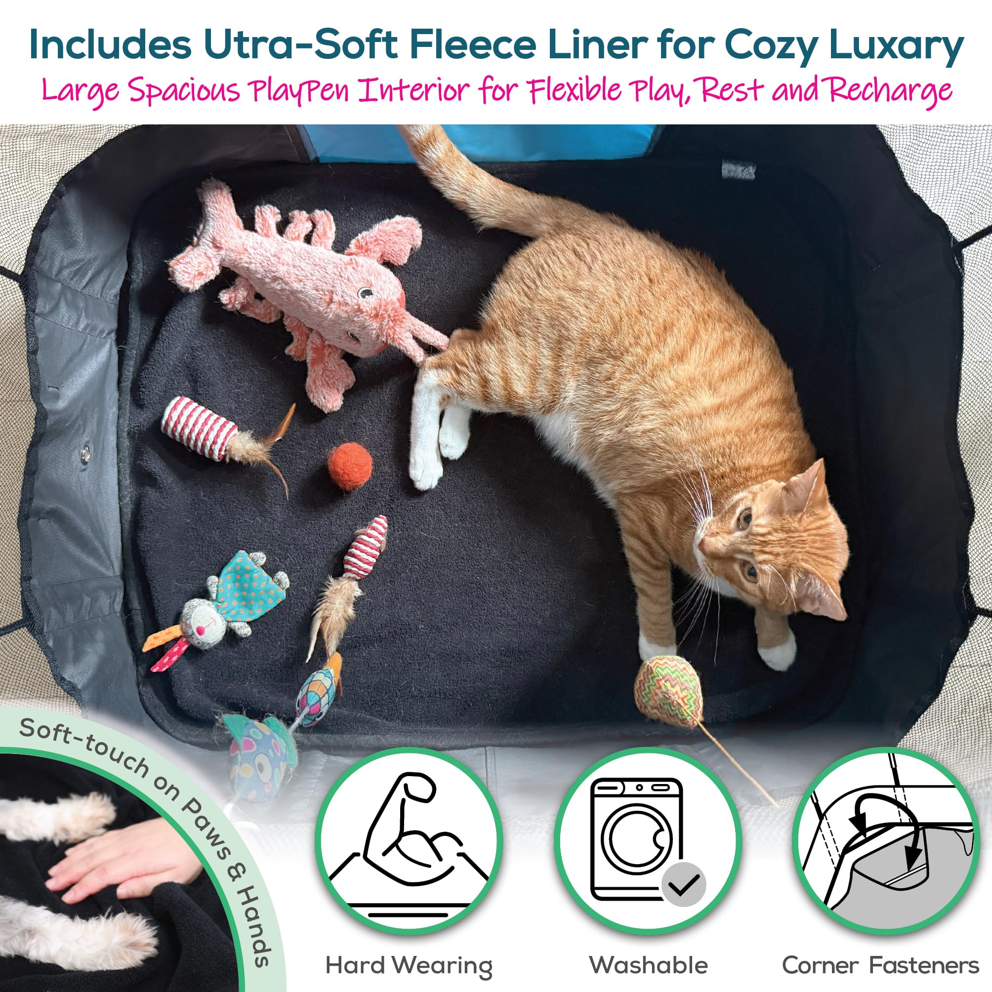 AVENTURTAILS playpen travel-carry-bag provides compact transport with shoulder straps.