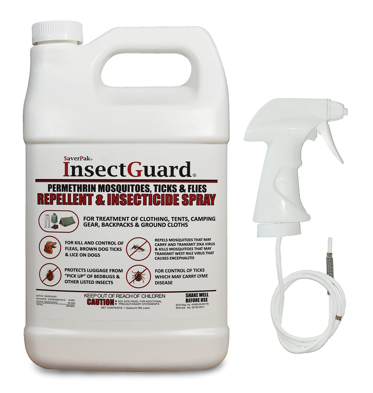 AverPak InsectGuard bottle front view for easy at-home protection