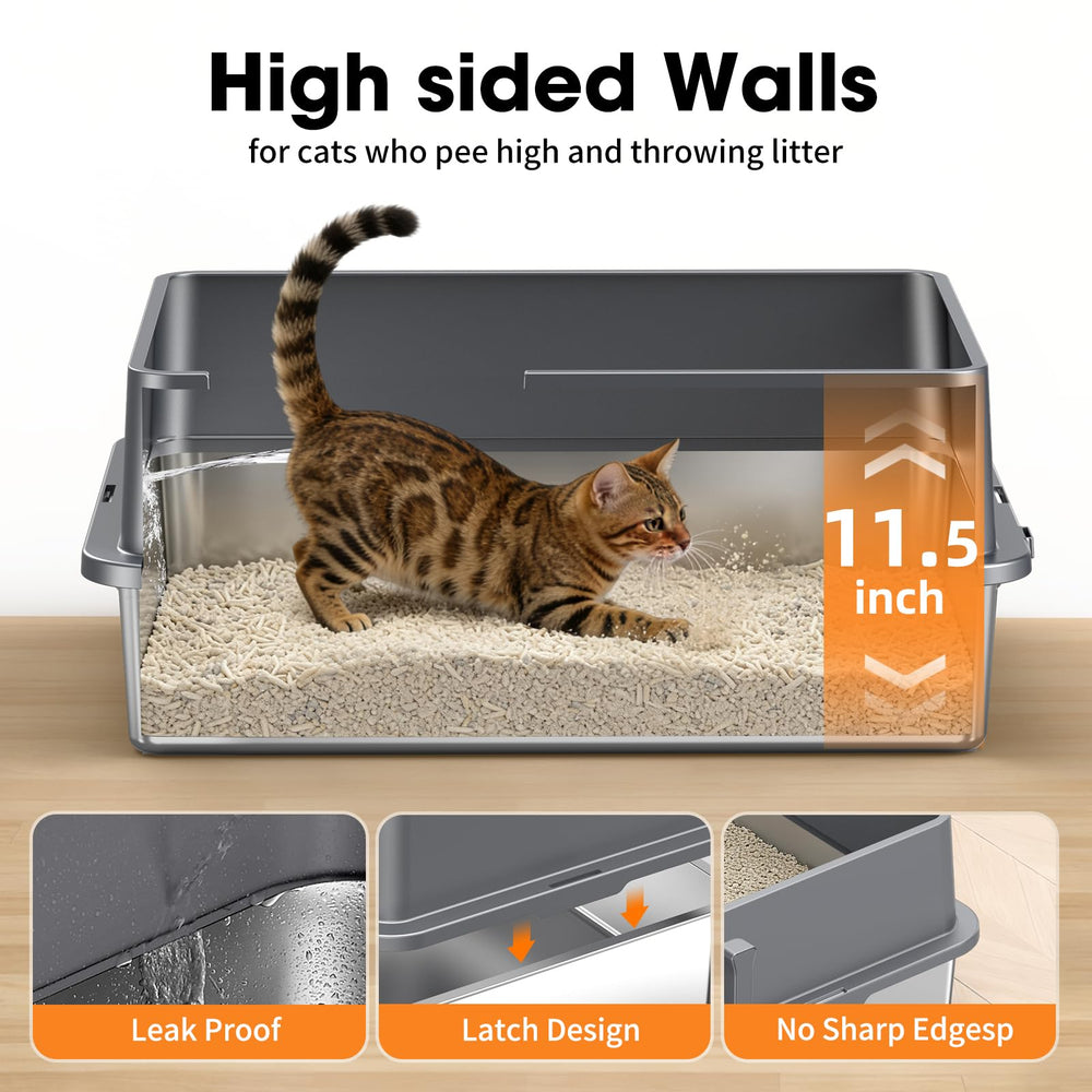 Avgooscalb anti-slip bottom pads protect floors during litter box use